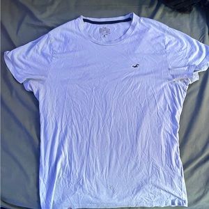 Worn Mens Large light blue Holister T-shirt